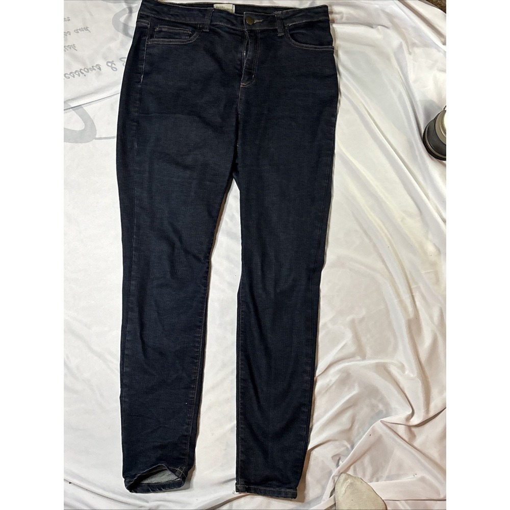 Daily Ritual Women's Skinny Jeans in Dark Indigo